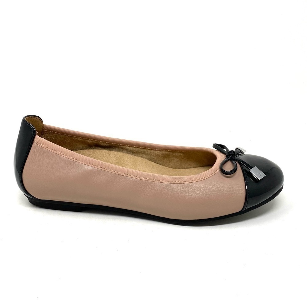 Vionic Spark Minna Leather flats Blush WIDE